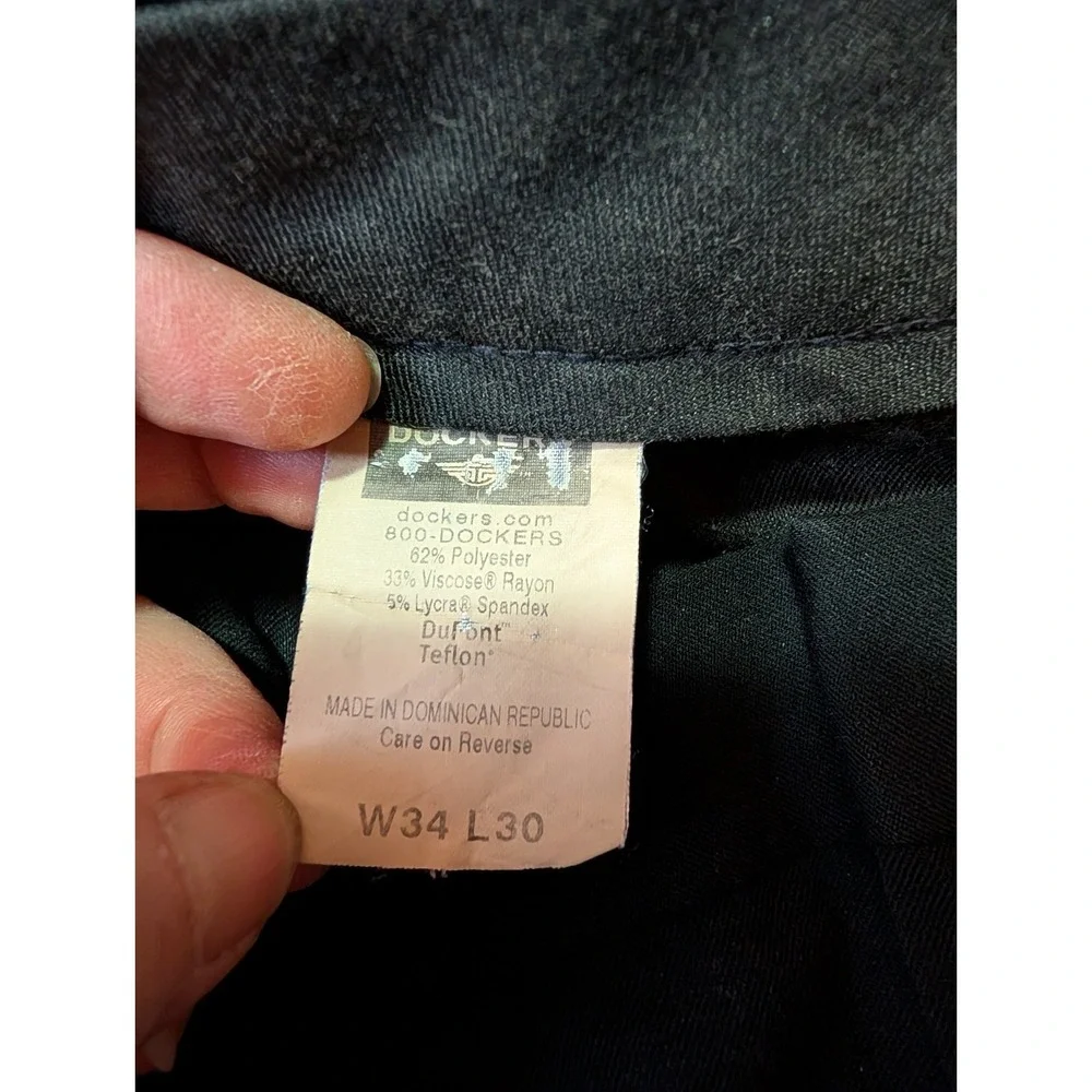 Dockers Signature Dress‎ Size 34/30 Black